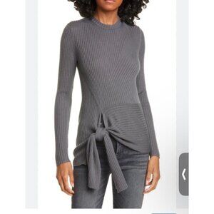 Brochu Walker Dean Blouse Wool Gray size medium color Gray